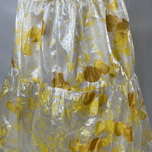 Autumn Adeigbo Women's Sleeveless Midi Dress Yellow Size 2 - Picture 4 of 8